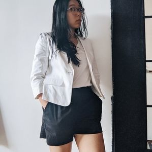 Ann Taylor white blazer